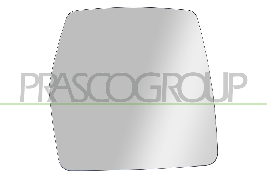MIRROR GLASS BASE RIGHT-HEATED-CONVEX