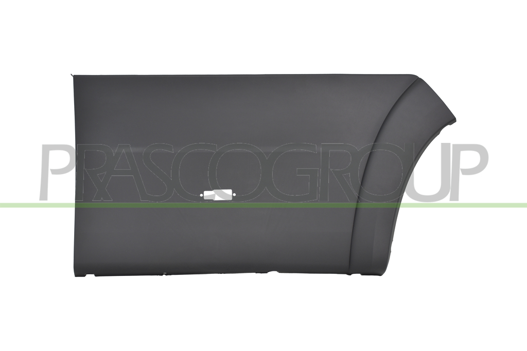 MOLDURA ALETA TRASERA DERECHA-GRIS OSCURO-GRANULADA-CON CLIPS-CON AGUJERO LUCE DE POSICION MOD. PASO LUNGO