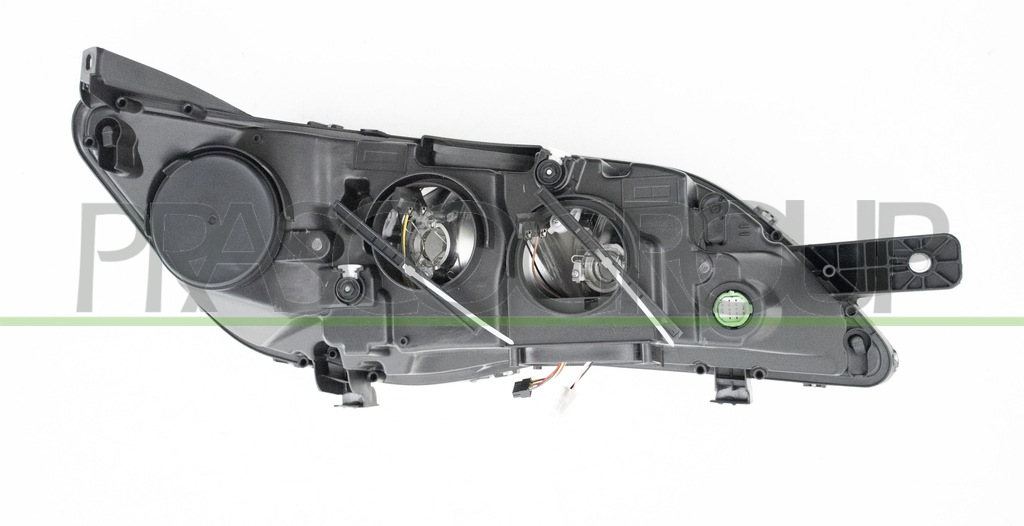 OPTICA IZQUIERDA H7+H7 ELECTRICA-CON MOTOR-CON LUZ DE GIRO-LED-NEGRA