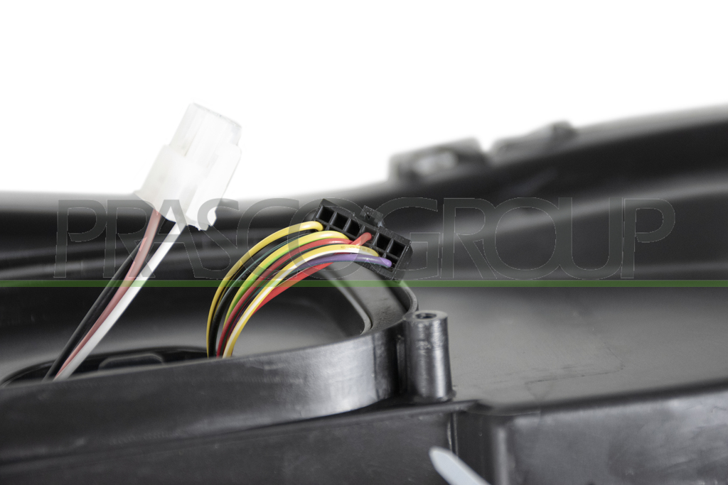 OPTICA IZQUIERDA H7+H7 ELECTRICA-CON MOTOR-CON LUZ DE GIRO-LED-NEGRA
