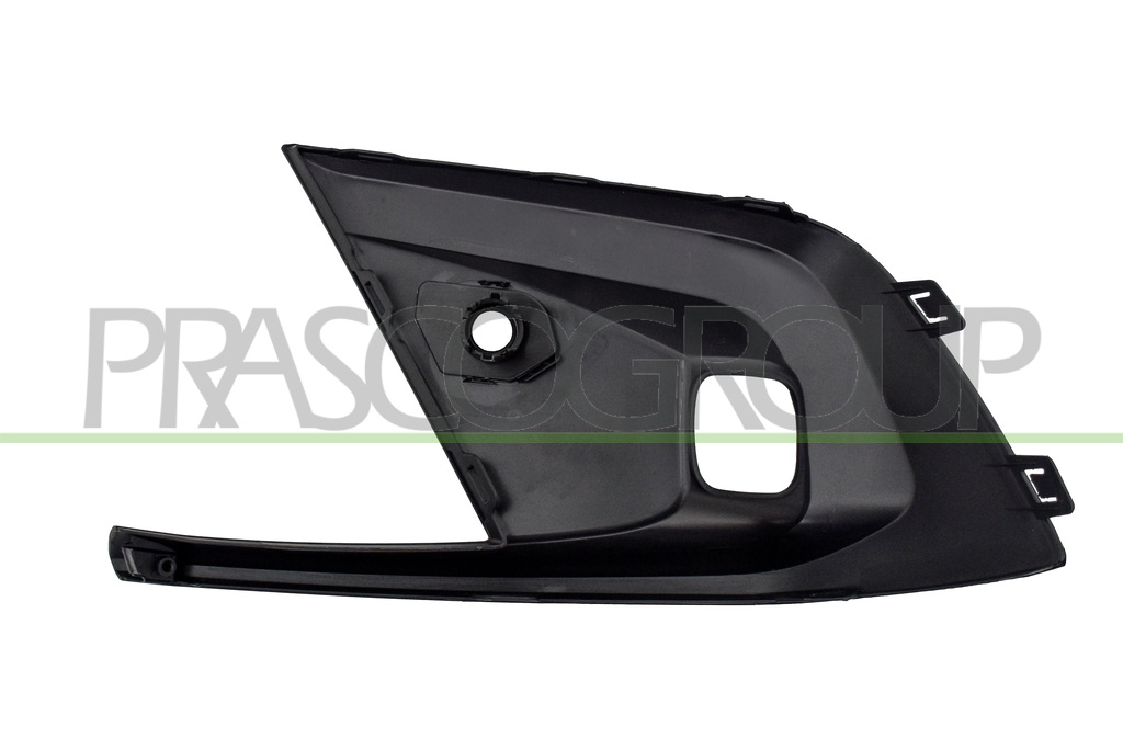 FRONT BUMPER GRILLE RIGHT-BLACK-TEXTURED FINISH-WITH FOG LAMP HOLE-WITH PDC HOLE+SENSOR HOLDER