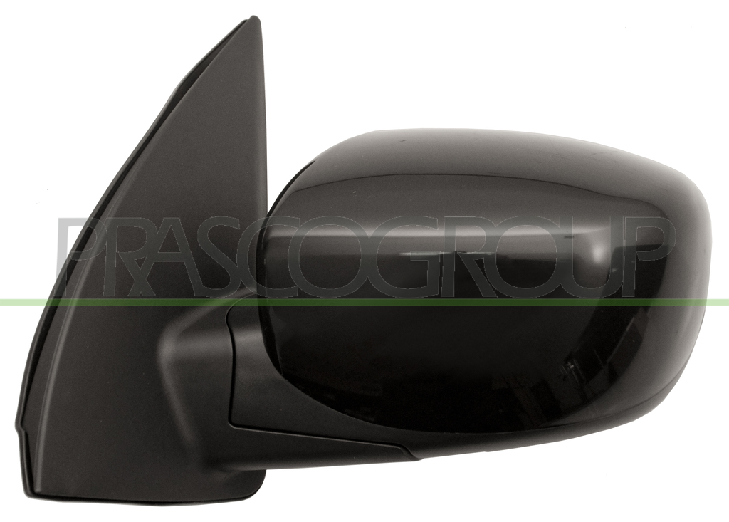 DOOR MIRROR LEFT-ELECTRIC-BLACK-CONVEX-CHROME 8H3P
