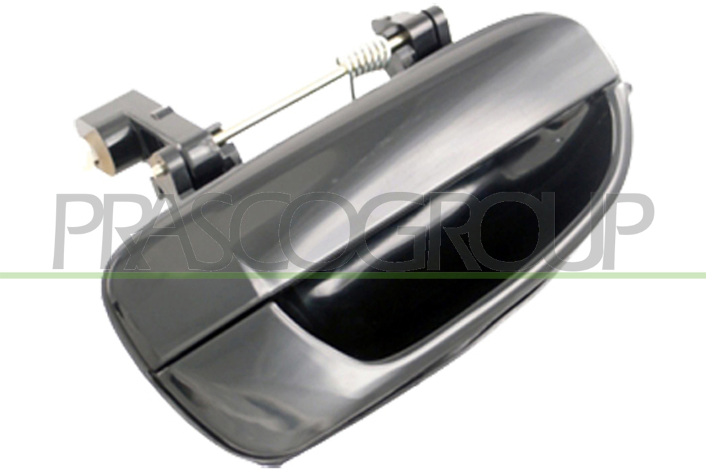 REAR DOOR HANDLE RIGHT-OUTER-SMOOTH-BLACK