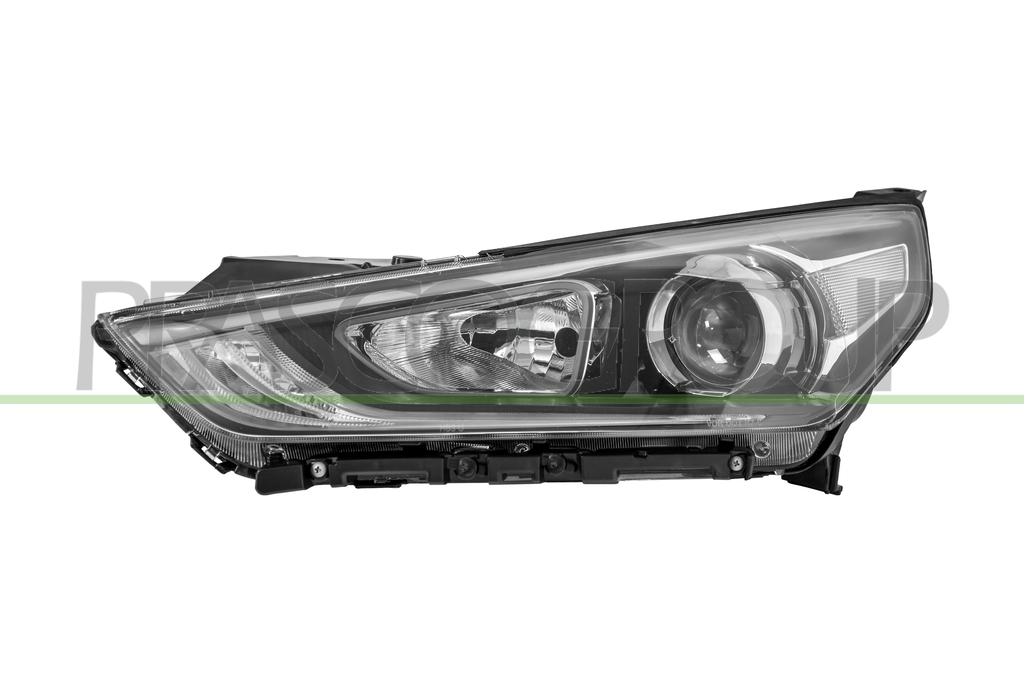 SCHEINWERFER LINKS H7+HB3-MIT LWR-MIT MOTOR-SILBER
