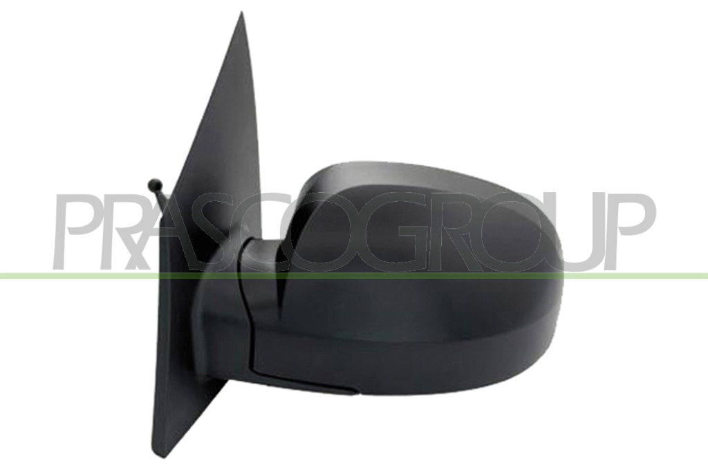 RETROVISEUR GAUCHE MECANIQUE-NOIR-CONVEX/CHROME'