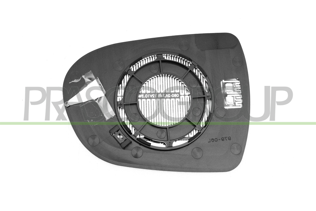 MIRROR GLASS BASE RIGHT-HEATED-CONVEX