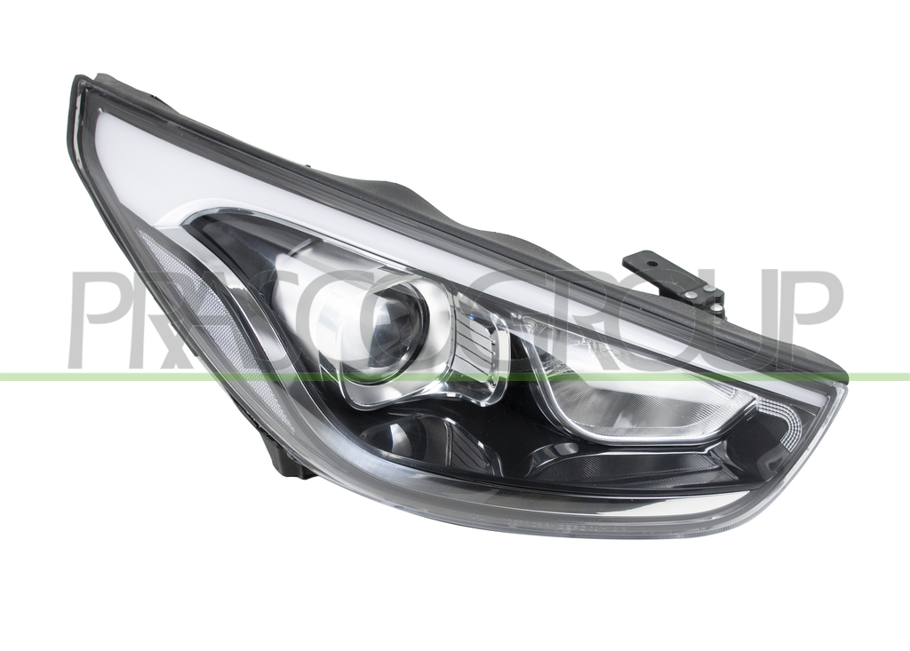 OPTICA DERECHA HIR2-PY21W ELECTRICA-SIN MOTOR-NEGRA-LED