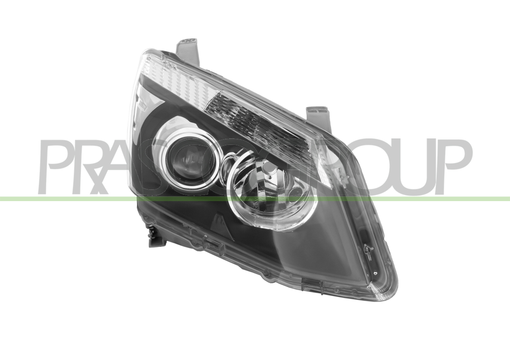 HEADLAMP RIGHT H11+HB3 ELECTRIC-WITHOUT MOTOR-BLACK