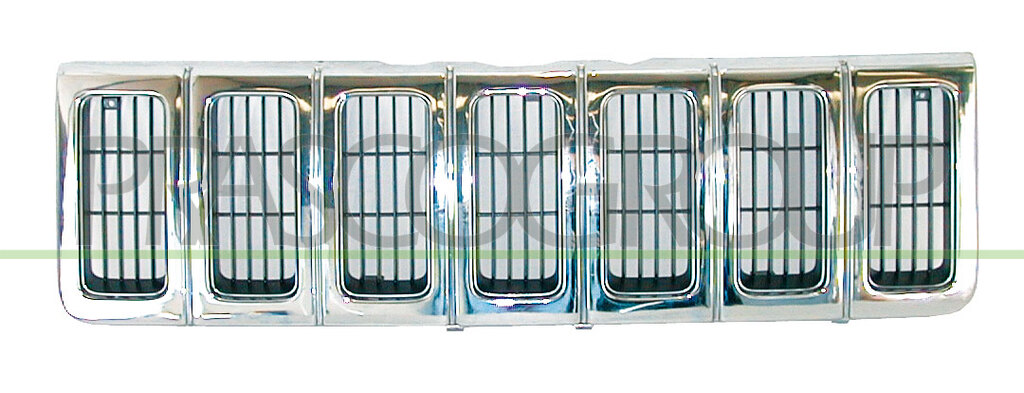 GRILLE CALANDRE CHROMEE-ARGENT MOD. LIMITED 96-98