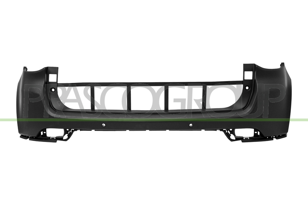 REAR BUMPER-PRIMED-UPPER-WITH PARK ASSIST HOLES+SENSOR HOLDERS