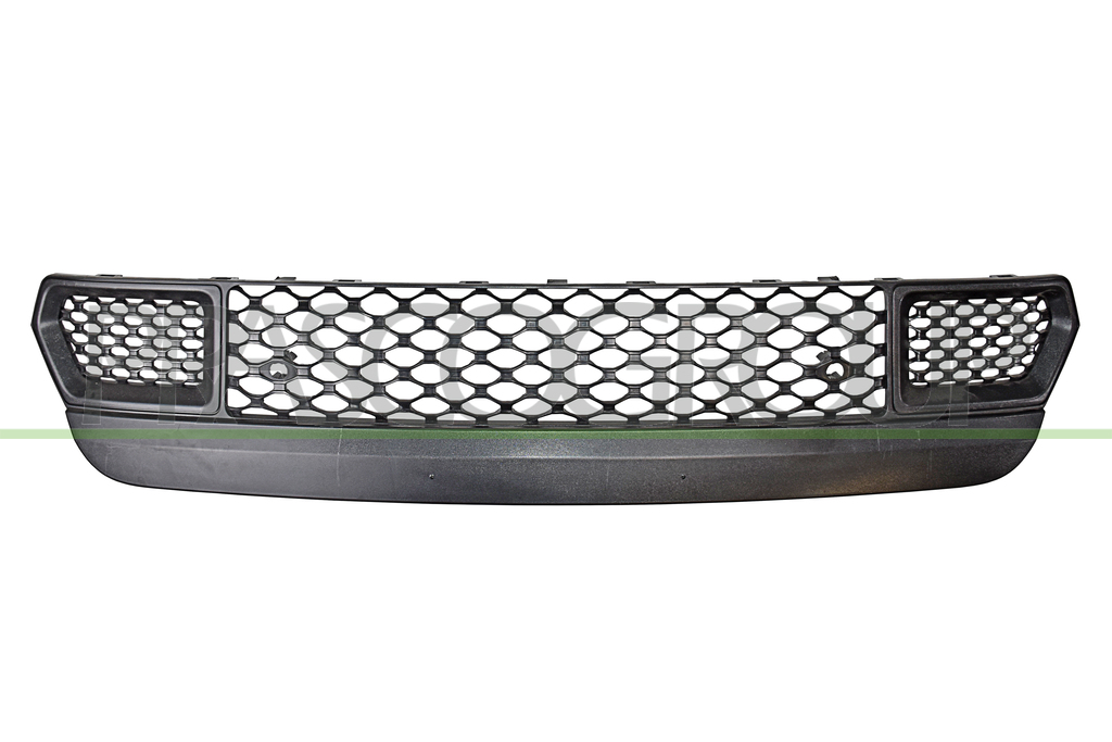FRONT BUMPER GRILLE-CENTRE-LOWER-BLACK-WITH PDC HOLES+SENSOR HOLDERS