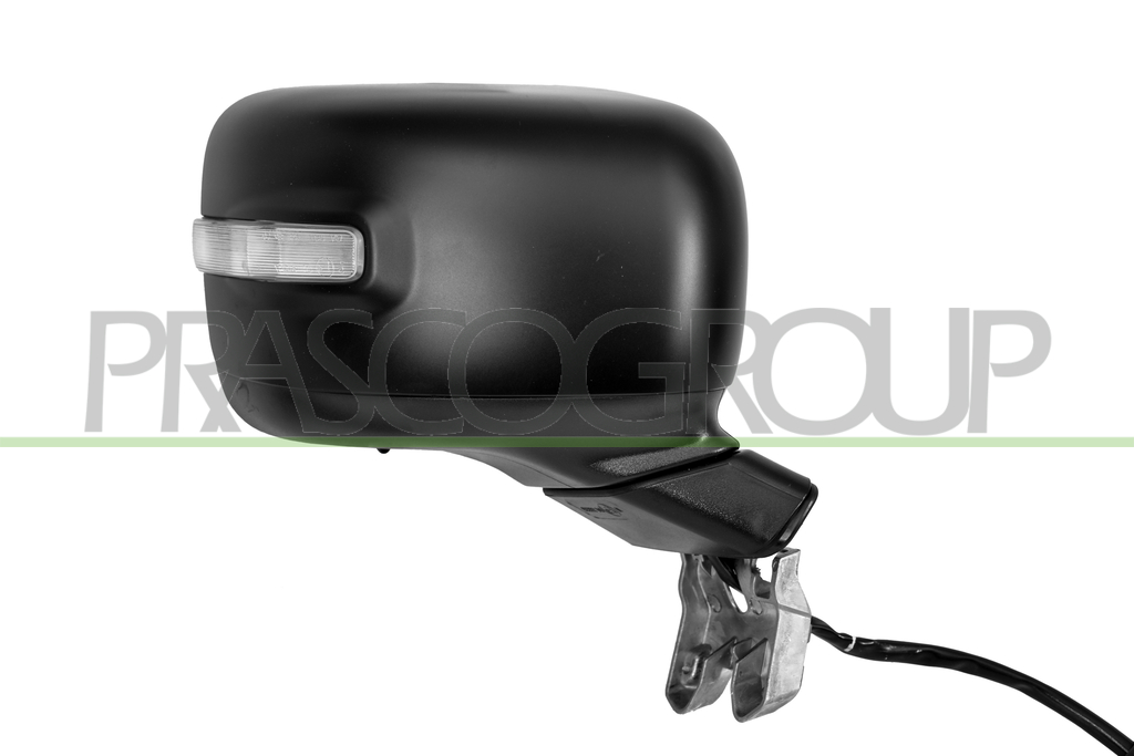 RETROVISORE DESTRO-ELETTRICO-NERO-TERMICO-CON SONDA-CON FANALE-CONVESSO-8 PINS