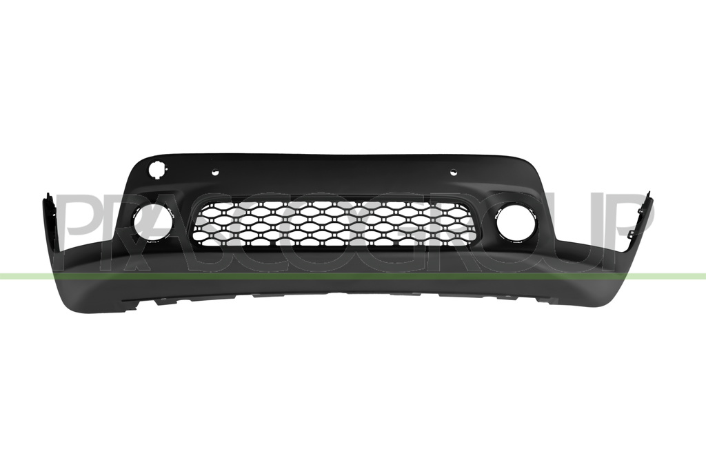 FRONT BUMPER-LOWER-BLACK-TEXTURED FINISH-WITH HOLES FOR PDC+SENSOR HOLDERS-PARK ASSIST