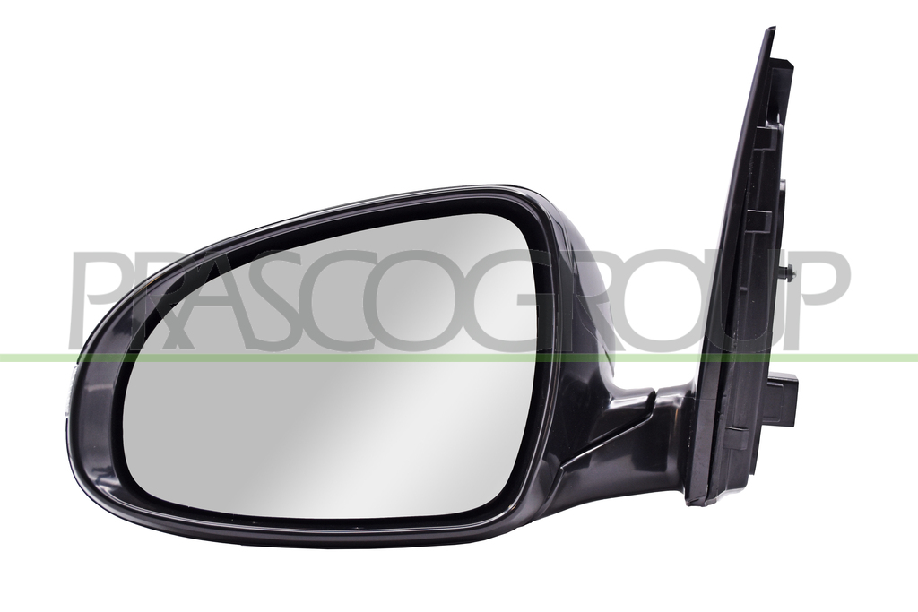 RETROVISORE SINISTRO-ELETTRICO-NERO-TERMICO-CON FANALE-CONVESSO