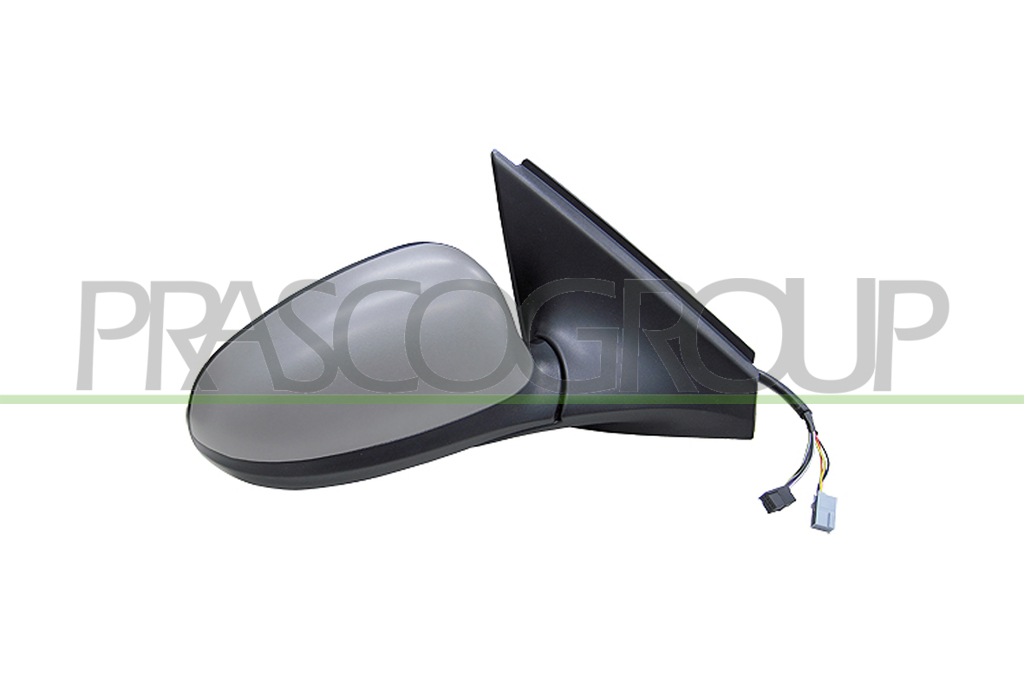 RETROVISORE DESTRO-ELETTRICO-TERMICO-CON PRIMER-CON SONDA-CHIUDIBILE-CONVESSO-BLU
