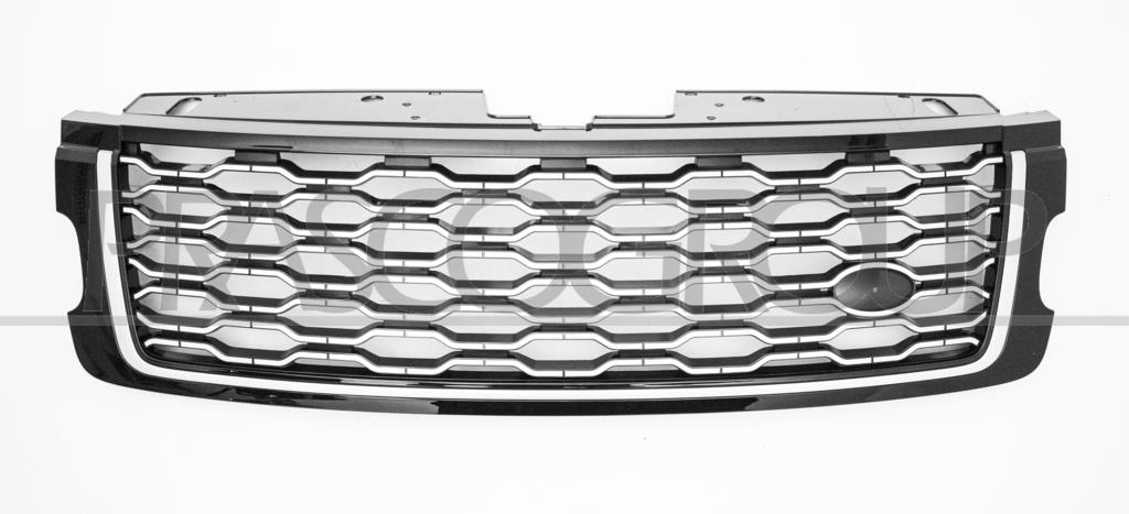 RADIATOR GRILLE-BLACK-GLOSSY/SILVER