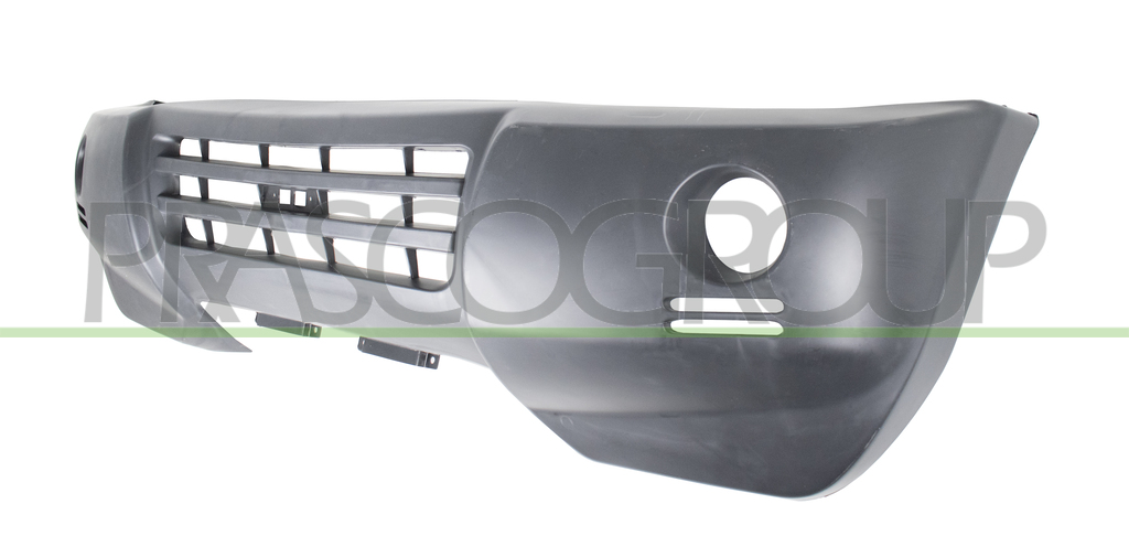 FRONT BUMPER-BLACK-SMOOTH FINISH TO BE PRIMED-WITH FOG LAMP SEATS-WITH HEADLAMP WASHER CUTTING MARKS