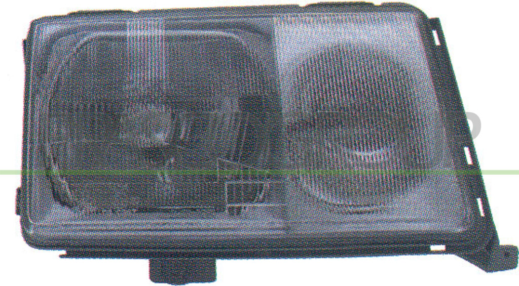 SCHEINWERFER LINKS-H4+H3-MIT PNEUMATISCHER LWR