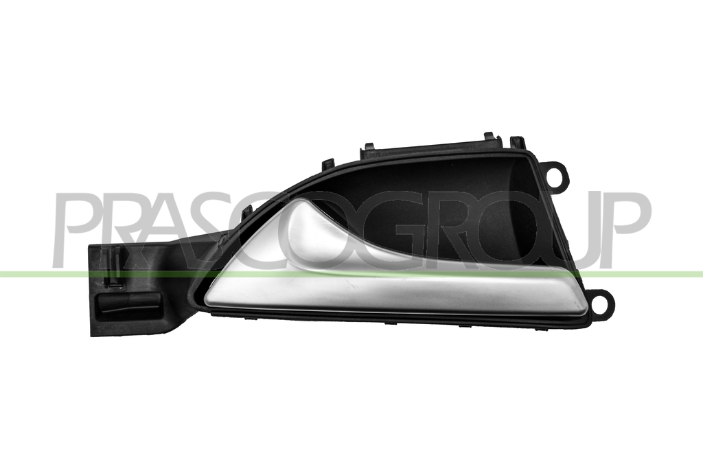 FRONT/REAR DOOR HANDLE LEFT-INNER-WITH CHROME LEVER-BLACK HOUSING