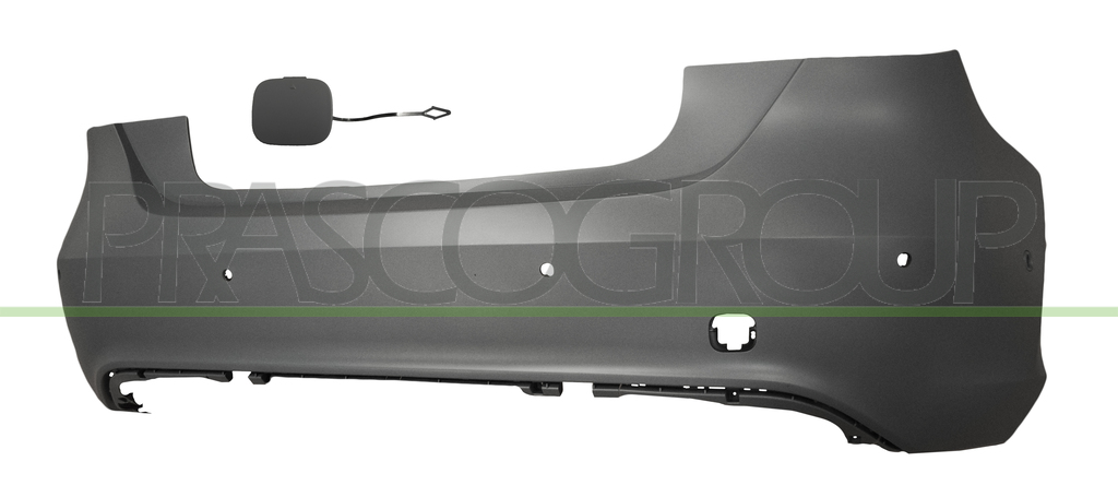 REAR BUMPER-PRIMED-WITH 6 PDC