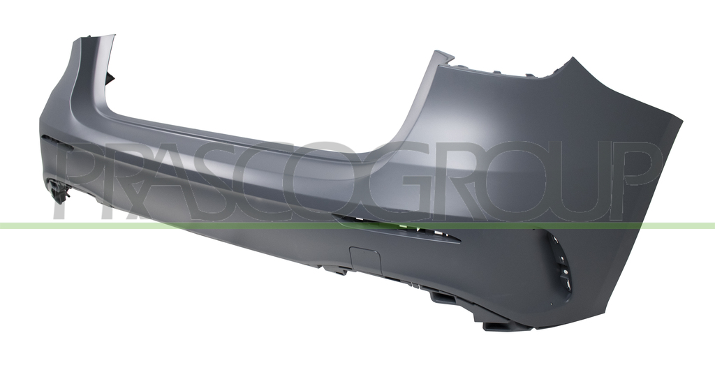 PARAURTI POSTERIORE-CON PRIMER-CON TAPPO COPRI GANCIO-CON TRACCE PDC E PARK ASSIST MOD. A 35 AMG