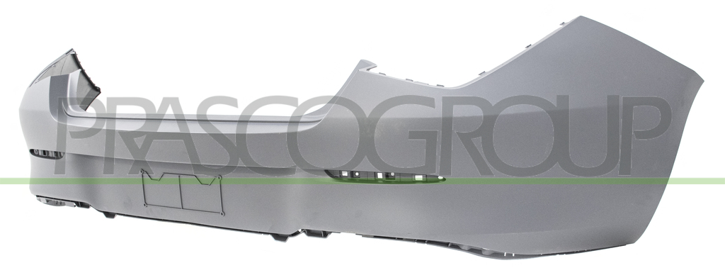 REAR BUMPER-PRIMED-WITH CUTTING MARKS FOR PDC