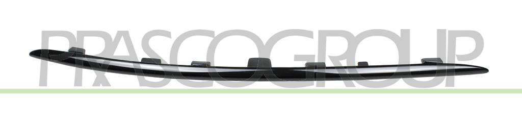 FRONT BUMPER GRILLE MOLDING LEFT-LOWER-BLACK-GLOSSY MOD. C43 AMG NIGHT PACK