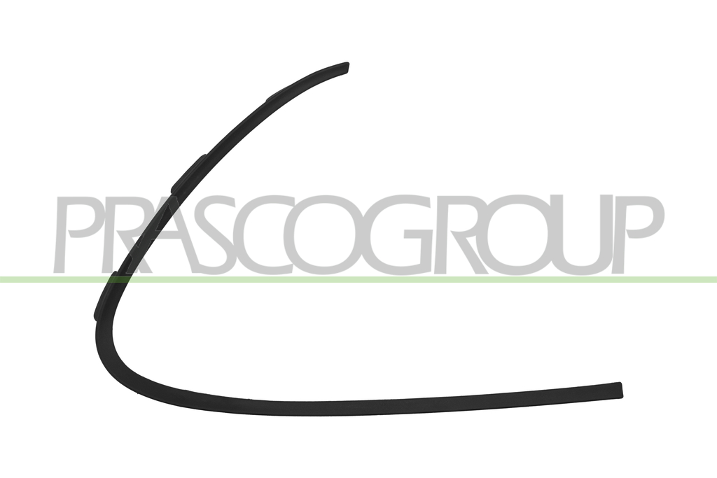 FRONT BUMPER MOLDING RIGHT-BLACK-TEXTURED FINISH