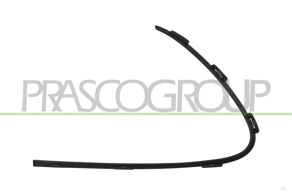 FRONT BUMPER MOLDING RIGHT-BLACK-TEXTURED FINISH