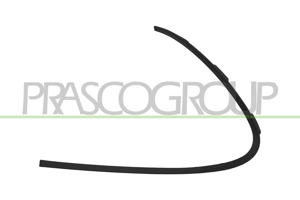 MOLDURA IZQUIERDA PARACHOQUES DELANTERO-NEGRA-GRANULADA