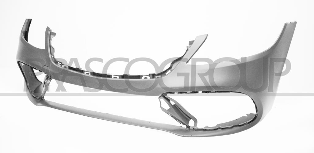 FRONT BUMPER-PRIMED-WITH TOW HOOK COVER-WITH CUTTING MARKS FOR PDC AND PARK ASSIST