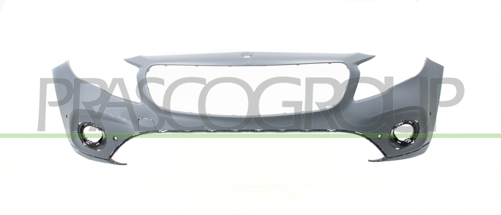 FRONT BUMPER PRIMED-WITH LED FOG LAMP SEATS-WITH HOLES FOR PDC AND PARK ASSIST