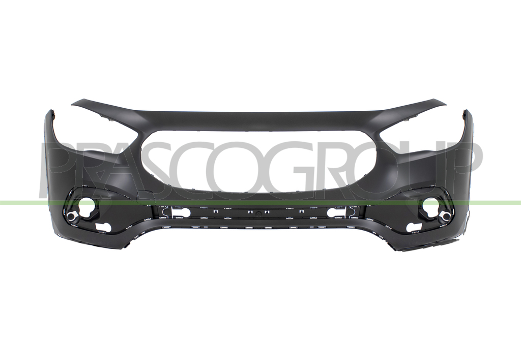 FRONT BUMPER-PRIMED-WITH TOW HOOK COVER-WITH CUTTING MARKS FOR PDC AND PARK ASSIST