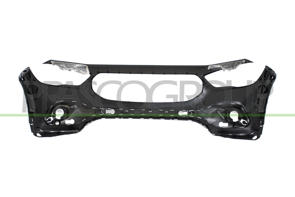 FRONT BUMPER-PRIMED-WITH TOW HOOK COVER-WITH CUTTING MARKS FOR PDC AND PARK ASSIST