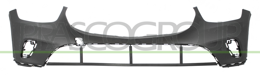 FRONT BUMPER-PRIMED-WITH TOW HOOK COVER-WITH CUTTING MARKS FOR PDC AND PARK ASSIST