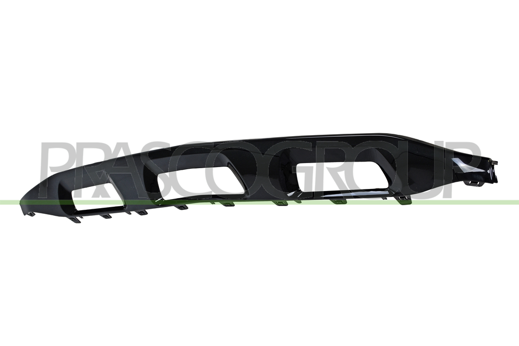 FRONT BUMPER MOLDING-CENTRE-BLACK-GLOSSY