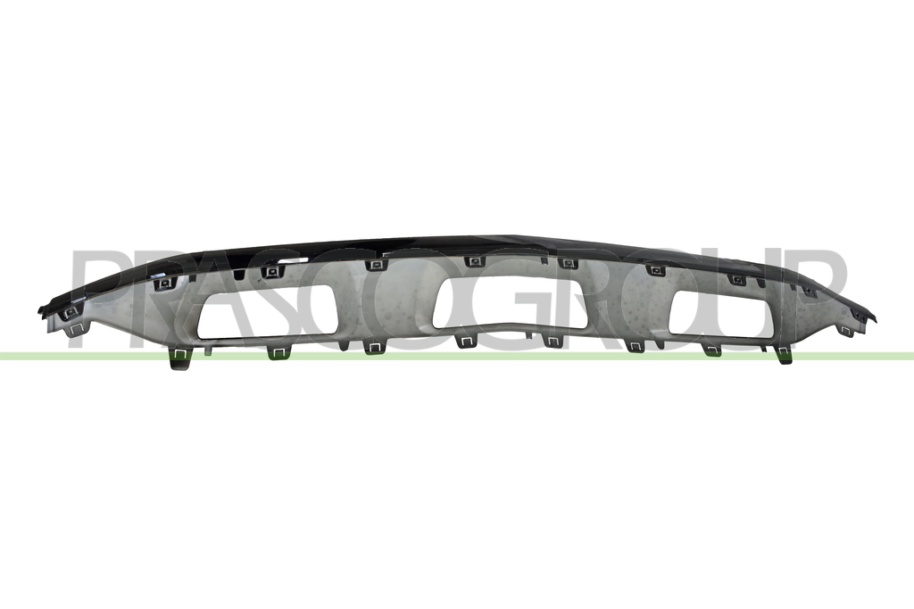 FRONT BUMPER MOLDING-CENTRE-BLACK-GLOSSY