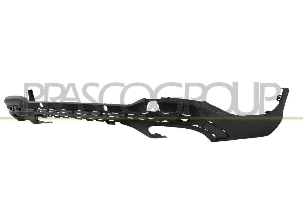 SPOILER PARAURTI POSTERIORE-NERO-GOFFRATO-CON TRACCE PDC MOD. AMG