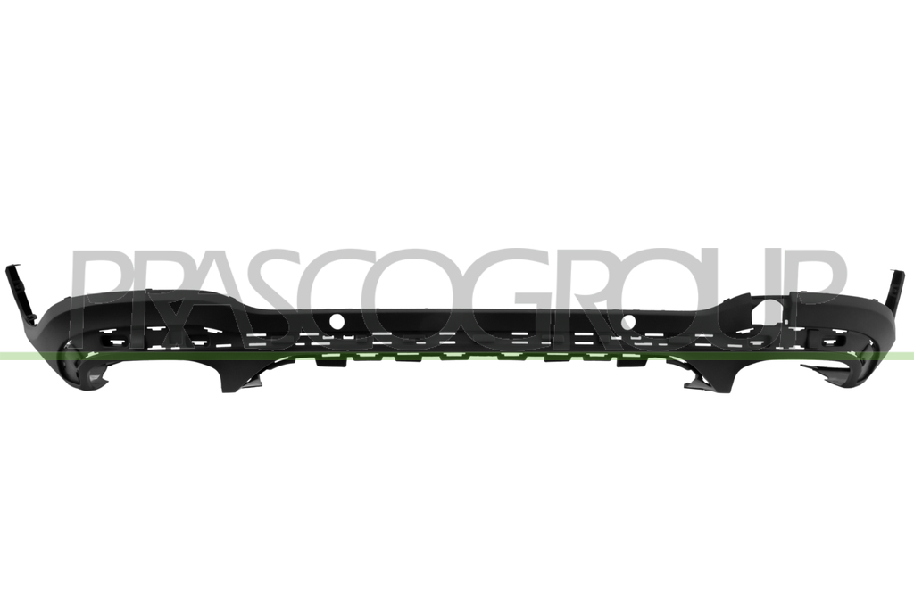 SPOILER PARAURTI POSTERIORE-NERO-GOFFRATO-CON TRACCE PDC MOD. AMG