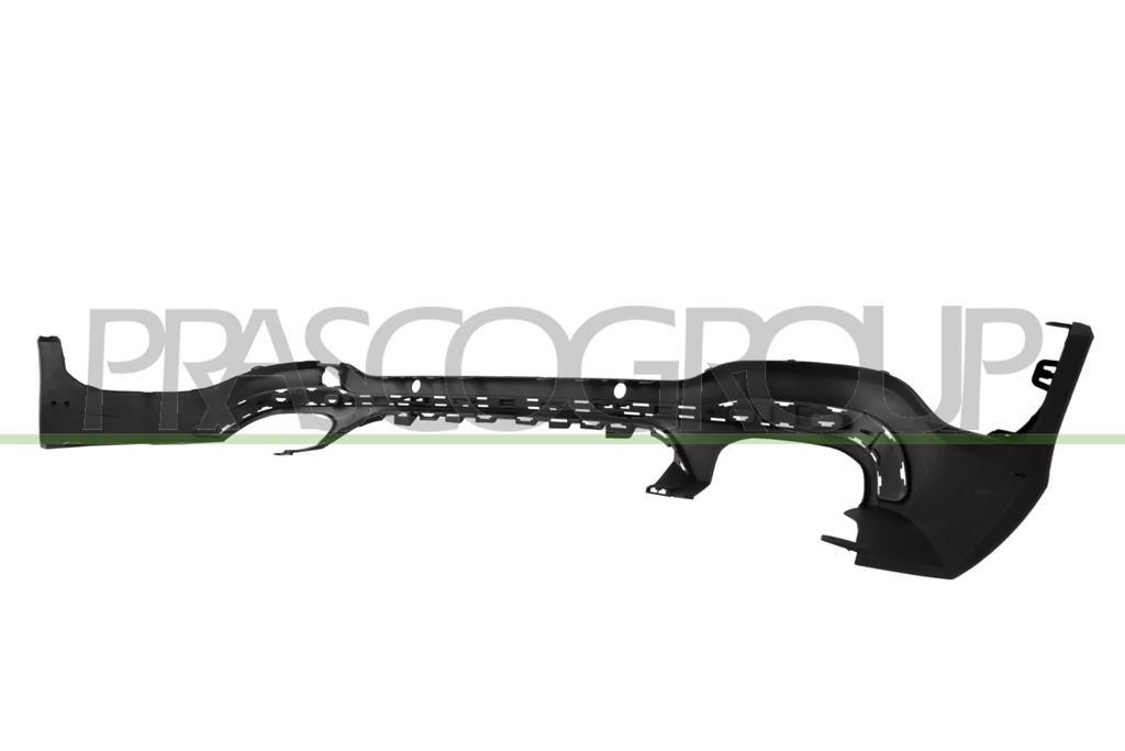 SPOILER PARAURTI POSTERIORE-NERO-GOFFRATO-CON TRACCE PDC MOD. AMG