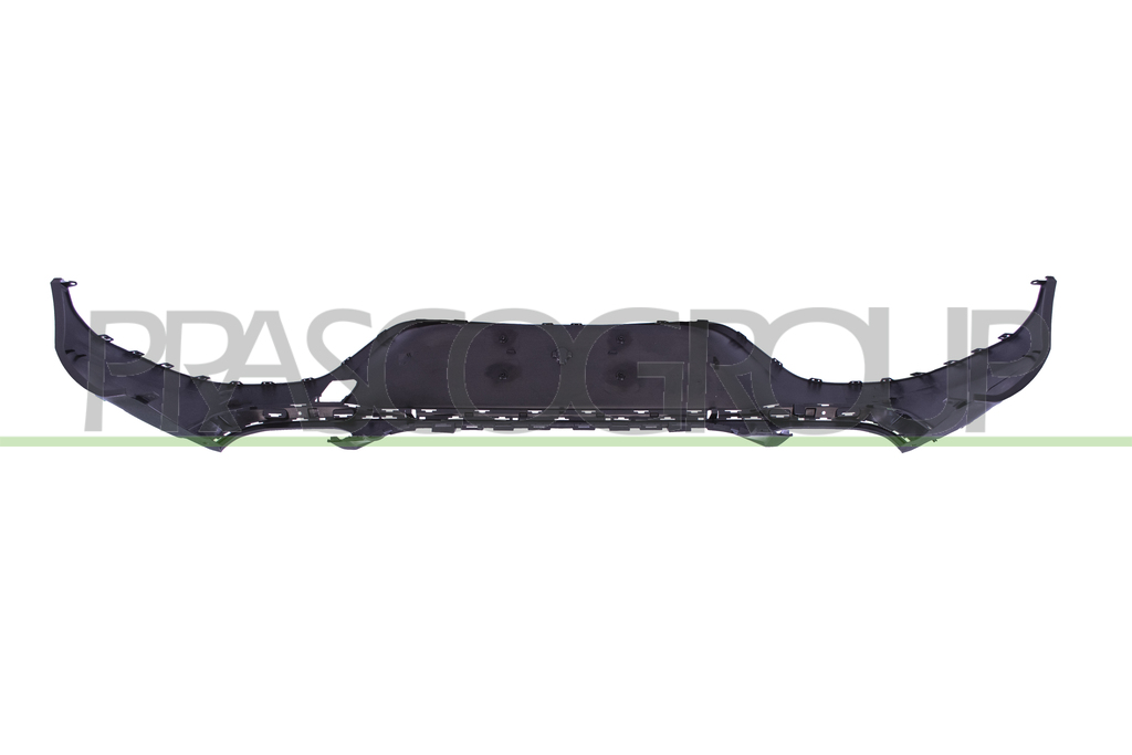 REAR BUMPER SPOILER-BLACK-TEXTURED FINISH-WITH SENSOR CUTTING MARKS FOR PDC