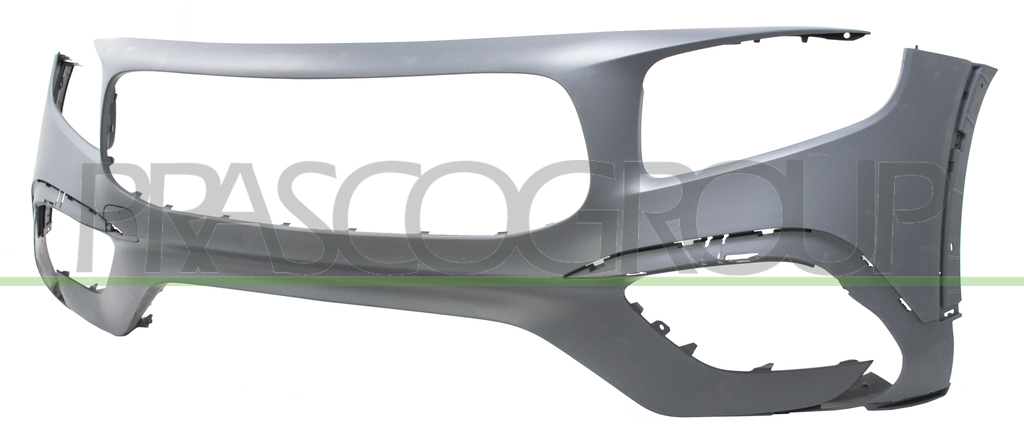 FRONT BUMPER-PRIMED-WITH TOW HOOK COVER-WITH CUTTING MARKS FOR PDC MOD. AMG