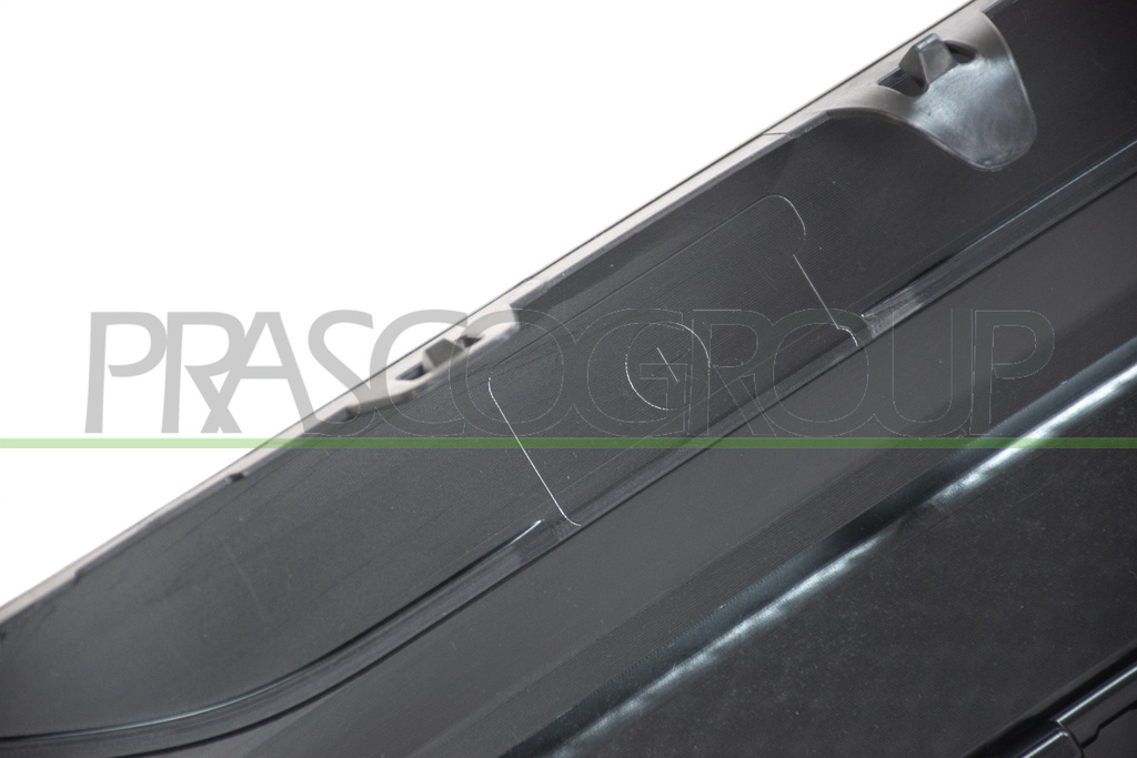 REAR BUMPER-LOWER-BLACK-TEXTURED FINISH-WITH CUTTING MARKS FOR PDC