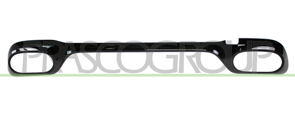 REAR BUMPER MOLDING-CENTRE-BLACK-GLOSSY MOD. AMG