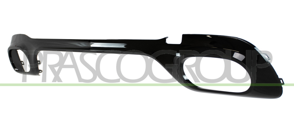 REAR BUMPER MOLDING-CENTRE-BLACK-GLOSSY MOD. AMG