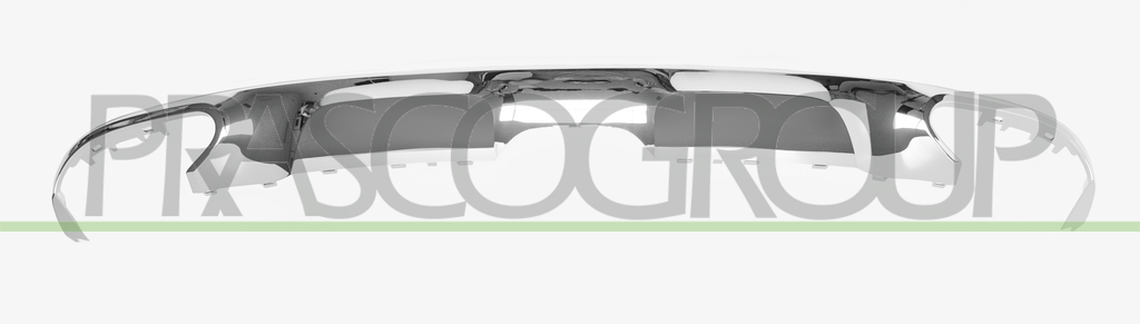 MODANATURA SPOILER PARAURTI POSTERIORE-CROMATA MOD. AMG NIGHT PACK