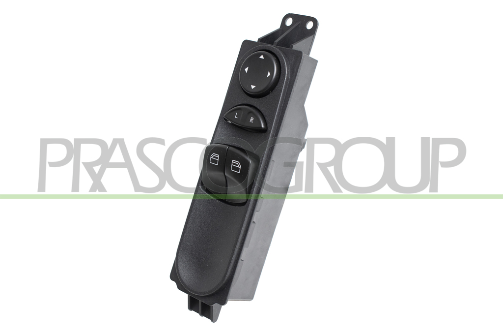 TASTFELD FENSTERHEBER TUER VORNE LINKS-SCHWARZ-2 SCHALTER-MIT FUNKTION SPIEGELEINSTELLUNG-12 PINS