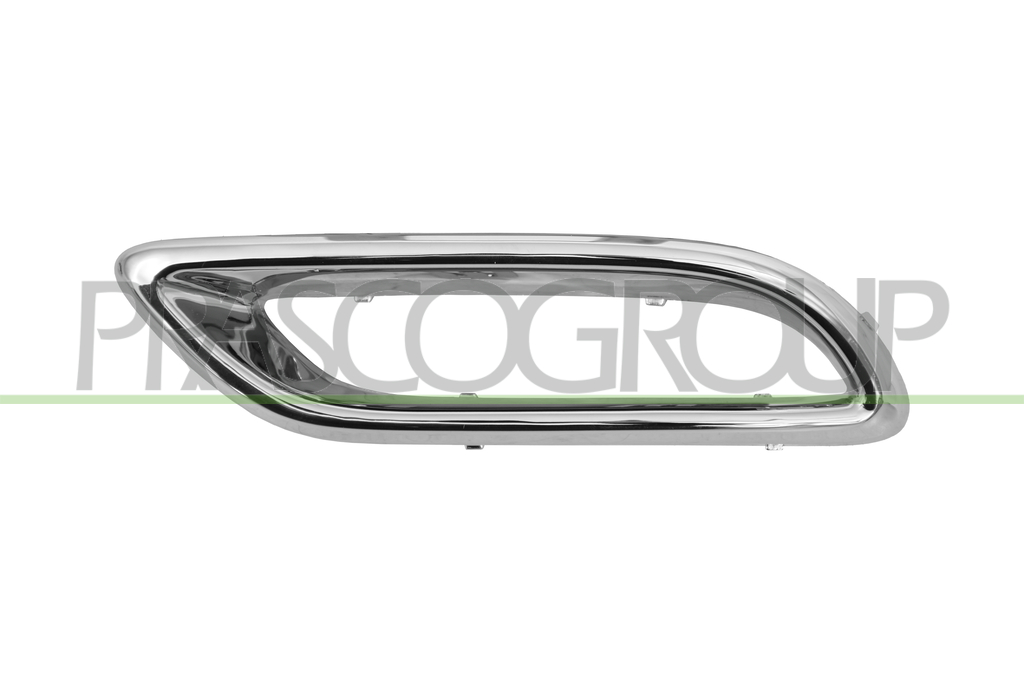 CORNICE TUBO SCARICO DESTRO-CROMATA