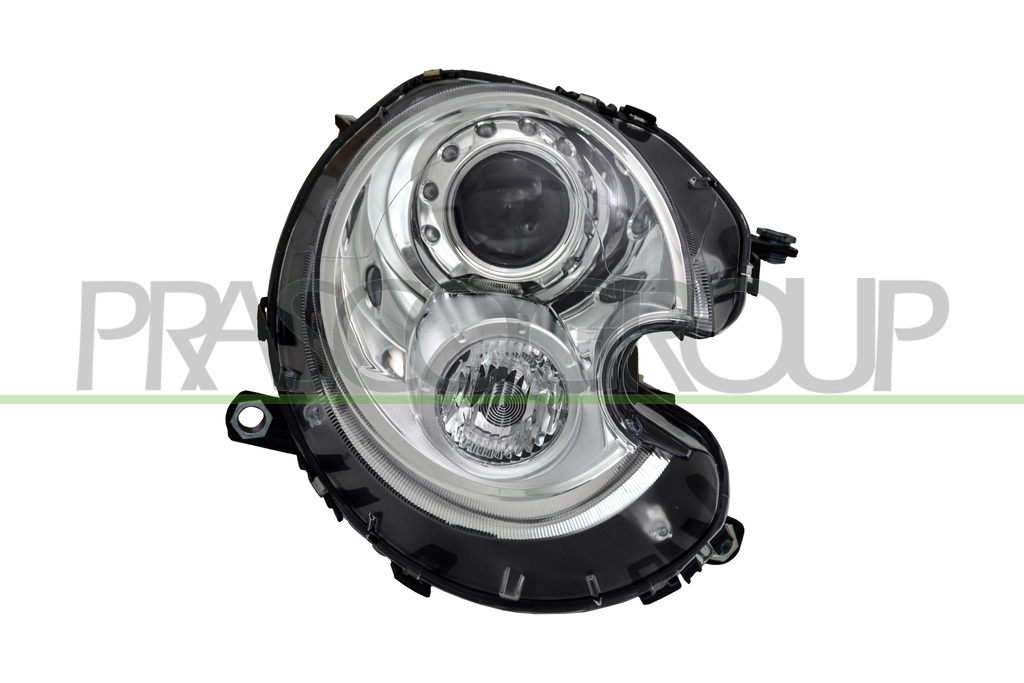 HEADLAMP RIGHT-XENON D1S+H1 ELECTRIC-WITH MOTOR-CLEAR LAMP
