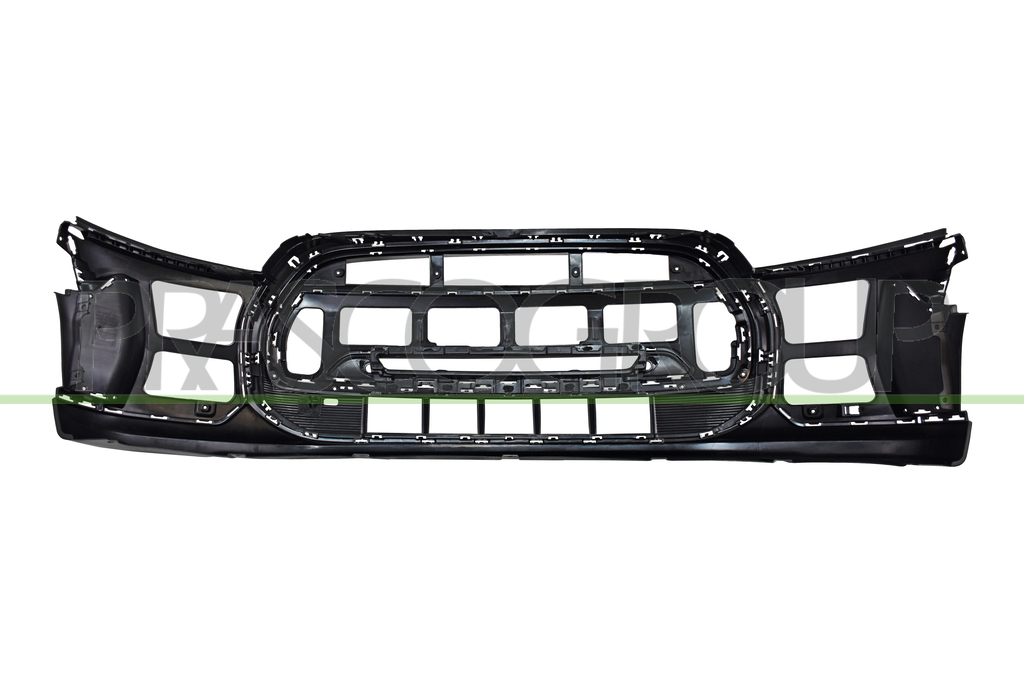 FRONT BUMPER-BLACK-TEXTURED FINISH-WITH PDC HOLES+SENSOR HOLDERS MOD. BEV